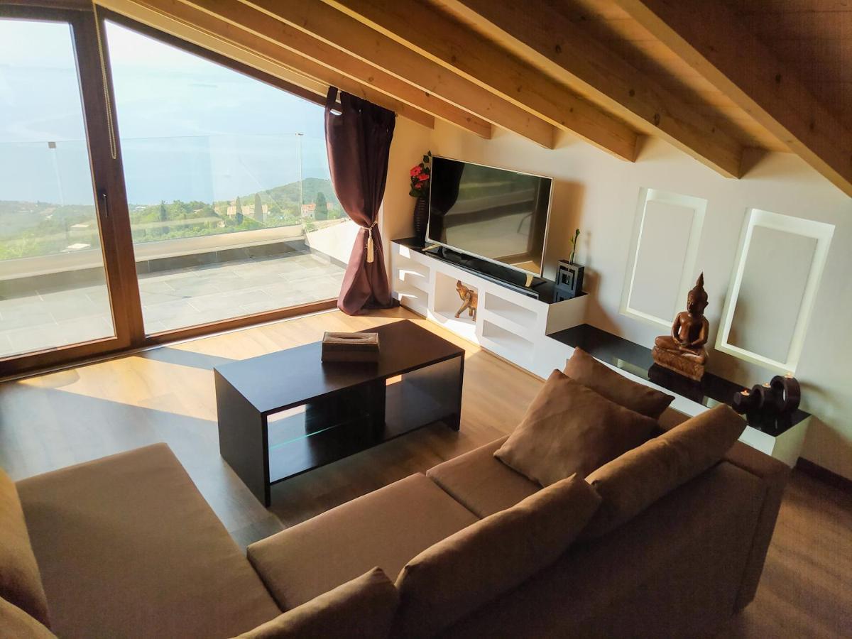 Apartament Blue Sky Loft By Corfuescapes Spartylas Zewnętrze zdjęcie